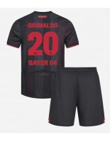 Bayer Leverkusen Alejandro Grimaldo #20 Hjemmedraktsett Barn 2025-26 Korte ermer (+ bukser)
